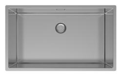 Pure.Sink Exclusivo grande pia de aço inoxidável 70x40 cm raio de 10mm para embutir, nivelar e sobrepor PEX7040-02