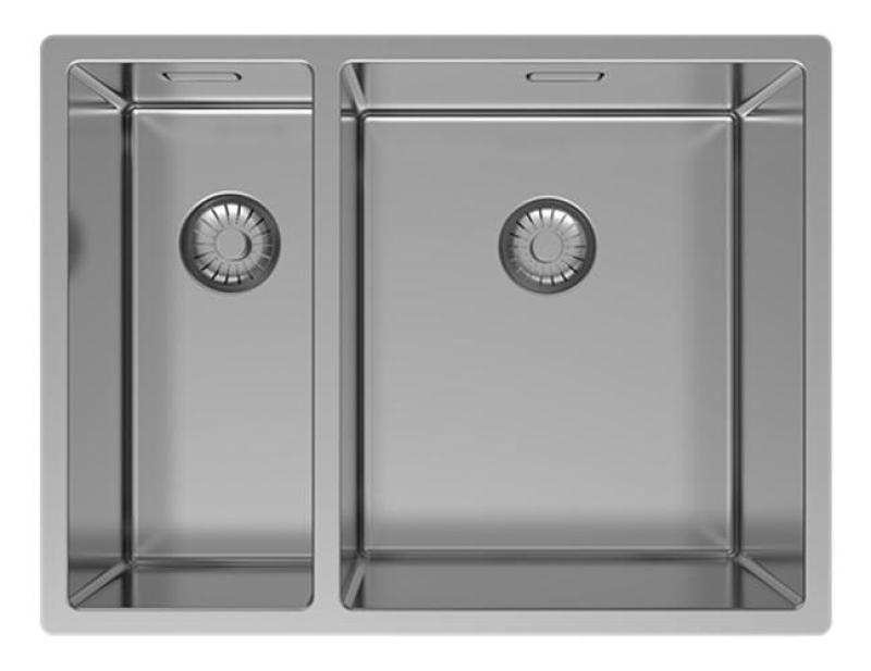 Pure.Sink Exclusivo RVS 1,5 pia e meia 18+34 cm raio de 10mm PEX183440-02