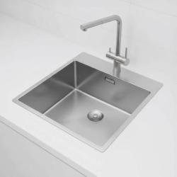Pure.Sink Exclusivo pia RVS 49x52 cm Tapwing com furo para torneira raio de 10mm PEX4540T-02