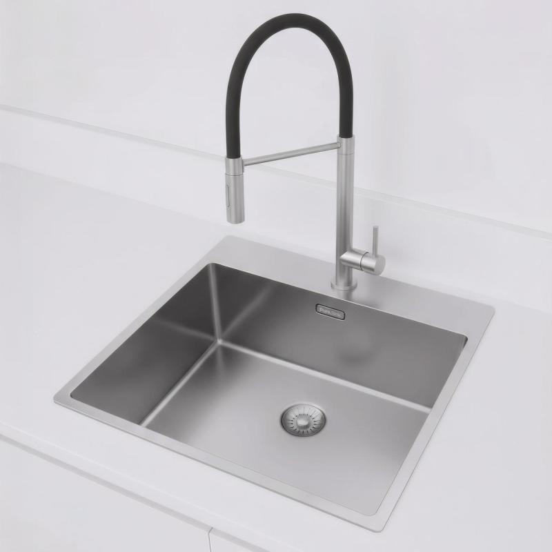 Pure.Sink Exclusivo Pia RVS 54x52cm Tapwing com furo para torneira raio de 10mm PEX5040T-02