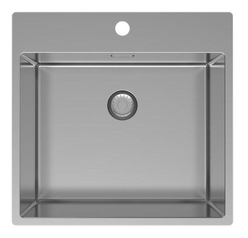 Pure.Sink Exclusivo Pia RVS 54x52cm Tapwing com furo para torneira raio de 10mm PEX5040T-02