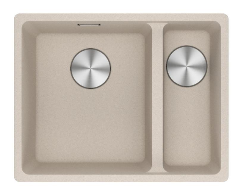 Franke Maris MRG 260-34-15 Fragranite Coffee cream pia Bacia à esquerda instalação plana 135.0725.670