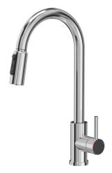 Torneira de Cozinha Quadri Viora Cromada 3-vias com uma conexão extra para água filtrada 1208971405