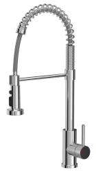 Quadri Redwick torneira de cozinha Cromada com saída semi-flexível e chuveiro com 2 tipos de jato mais função de parada de água 1208971412