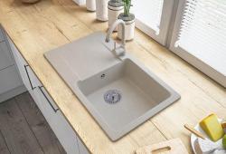 Graniteland Liri Granito Bege pia com área de escorrimento 765x448 mm 1208971439