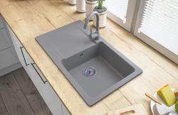 Graniteland Liri Granito Cinza Pia com área de escorrimento 765x448 mm 1208971441