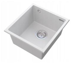 Graniteland Miniva Pia de Granito Branca de Embutir 385x410 mm 1208971452