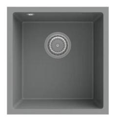 Graniteland Miniva Pia de Granito Cinza embutida 385x410 cm 1208971453