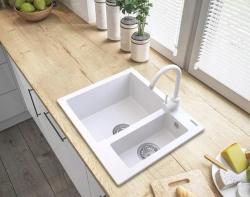 Graniteland Adda Granito Branco 1.5 Pia de Montagem 600x495mm 1208971455