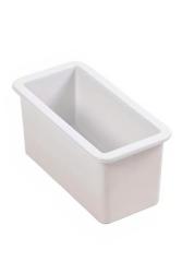 Ausmann Ceramic Ember Bacia Semi Cerâmica Branca de Embutir e Sobrepor 174 x 400 mm com Plugue de Metal Arma 1208971503