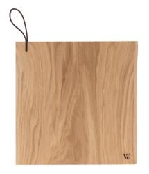 Woodsea Chop-Chop Oak S - Tábua de Cortar em Carvalho 25x24cm com alça de couro 1208971539