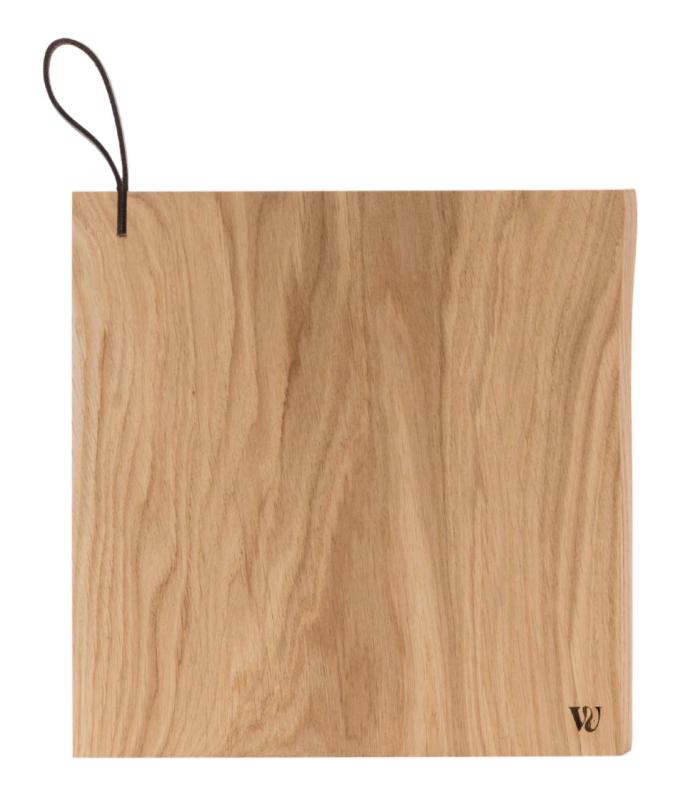 Woodsea Chop-Chop Oak S - Tábua de Cortar em Carvalho 25x24cm com alça de couro 1208971539