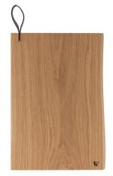 Woodsea Chop-Chop Oak M - Tábua de corte de carvalho 35x24cm com alça de couro 1208971540