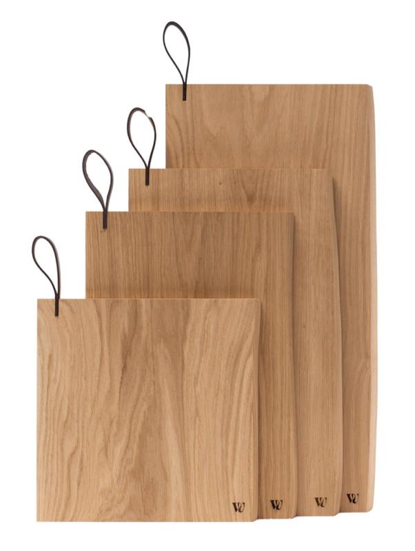 Woodsea Chop-Chop Oak L - Tábua de Cortar em Carvalho 40x24cm com alça de couro 1208971541