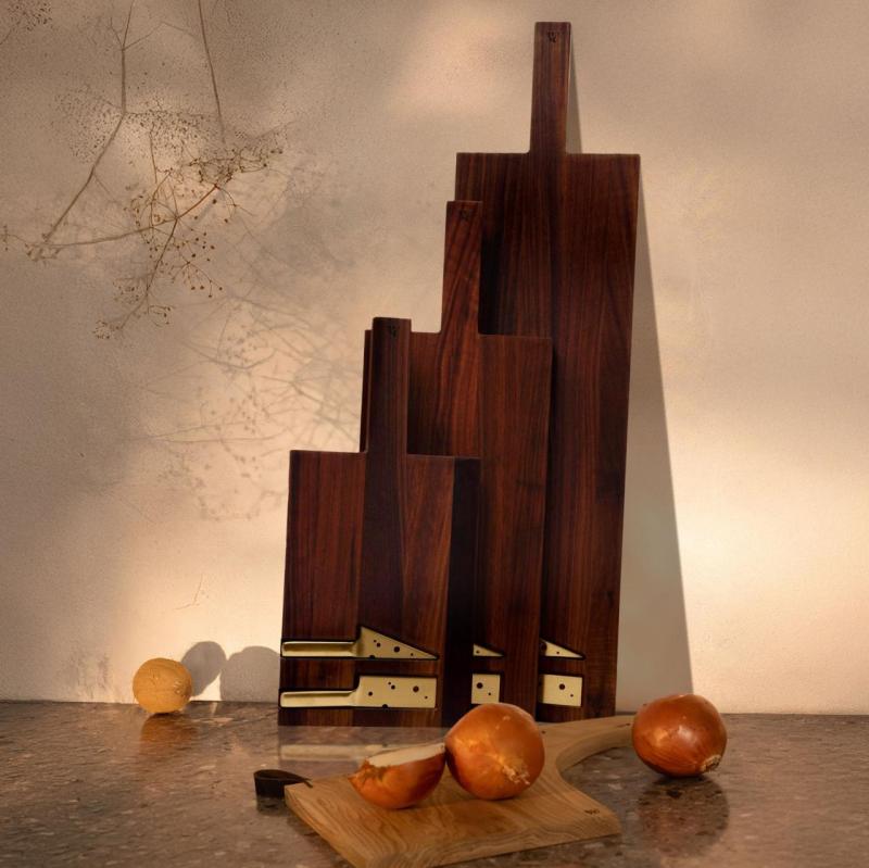 Queijo Woodsea Noz Walnut M - Tábua de Queijo em Nogueira 55x20cm 1208971559