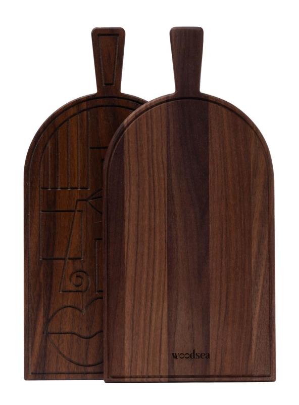Máscara Woodsea Walnut - Tábua de cortar e servir de madeira de noz 38x19 cm 1208971561