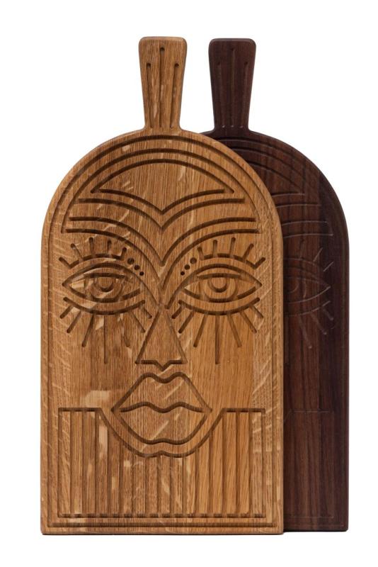 Máscara Woodsea Oak- Tábua de corte e serviço de madeira de carvalho 38x19 cm 1208971562