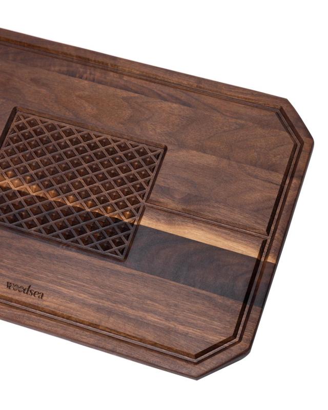 Woodsea Castle Steak - Tábua de corte e serviço de bife de nogueira 45x30 cm 1208971569