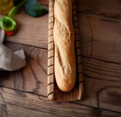 Woodsea Boardette - Tábua de corte e servir de pão francês em madeira de freixo 640x100 mm 1208971570
