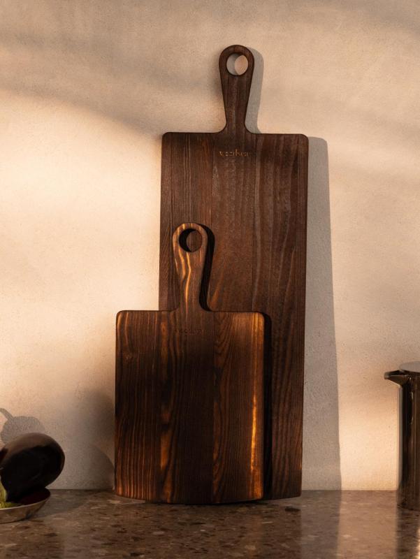 Woodsea Pine Burned L - Tábua de corte de pinho 20x82 cm 1208971577