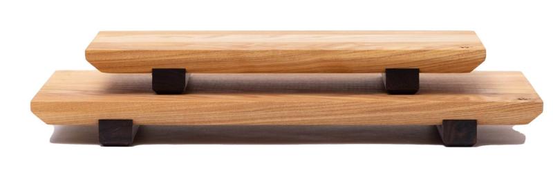 Woodsea Sushi S- Tábua de Sushi de Madeira de Nogueira com pernas de madeira de nogueira 30x12 cm 1208971584