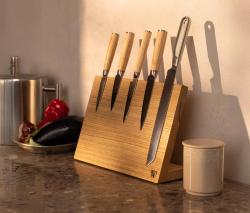 Woodsea Segure Minha Faca - Suporte para Facas de Carvalho Mesa 32x22 cm 1208971599