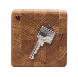 Woodsea End Grain Oak - Porta-chaves de Carvalho 9x9 cm 1208971600