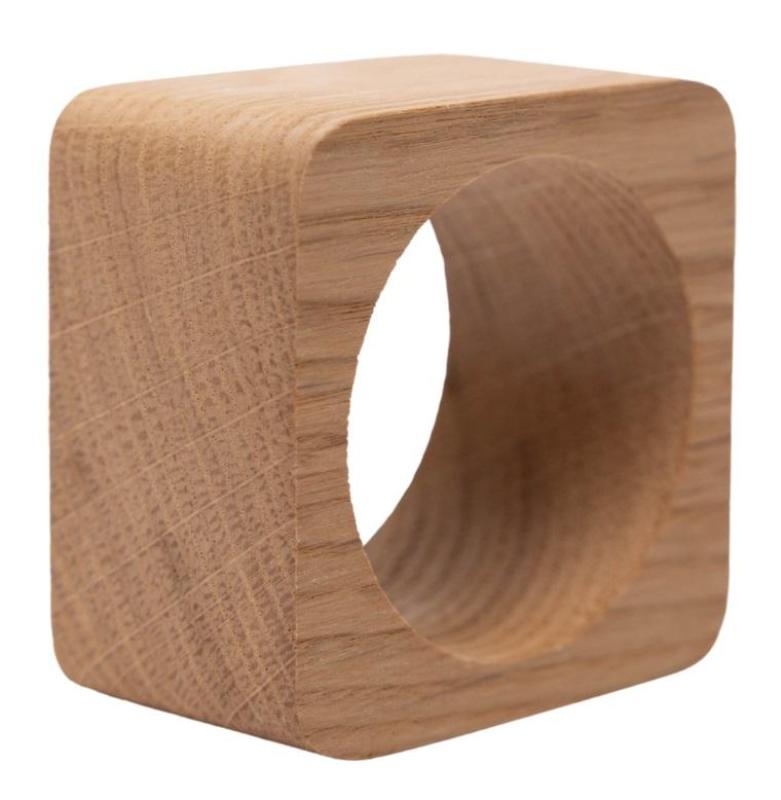 Anel de Guardanapo Woodsea Oak - Anel de Guardanapo de Carvalho 5x5 cm 2 peças 1208971602