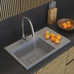Graniteland Seta Granito Cinza Pia de embutir 80x50 cm 1208971621