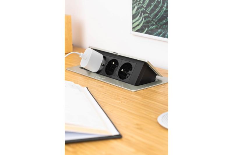 Tomada retrátil SOFT, cabo de alimentação 1,5m