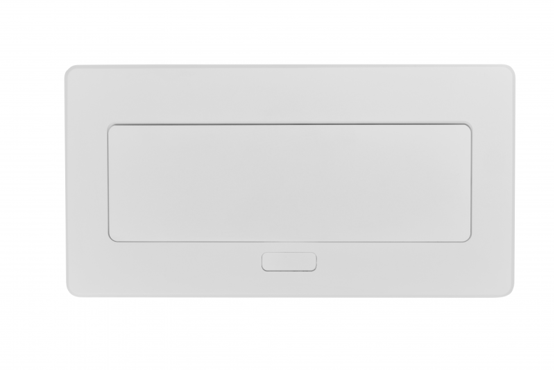 Tomada de Móveis MULTISOFT 2x Tomada com Aterramento, USB A+C, RJ45, HDMI, Cabo de Alimentação com Plugue, Branco