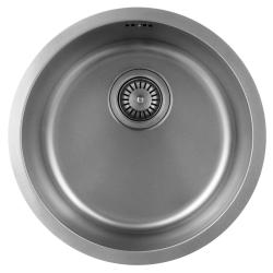 Pure.Sink Rondo RVS Pia redonda para embutir, sob medida e sobreposta 38 cm PRN38-02