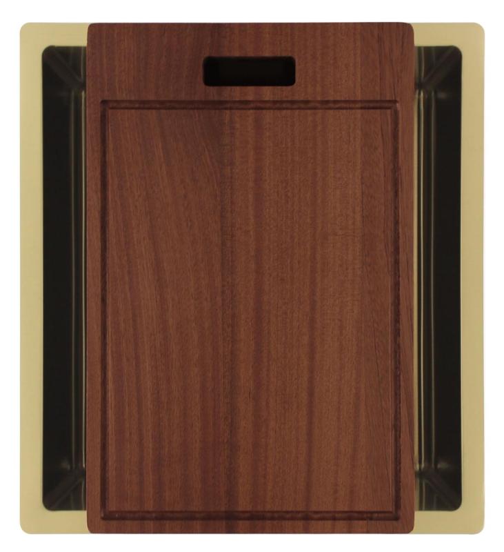 Pure.Sink Luxion Pia dourada 36x40 cm para instalação embutida, encastrada ou sobreposta PLX3640-60