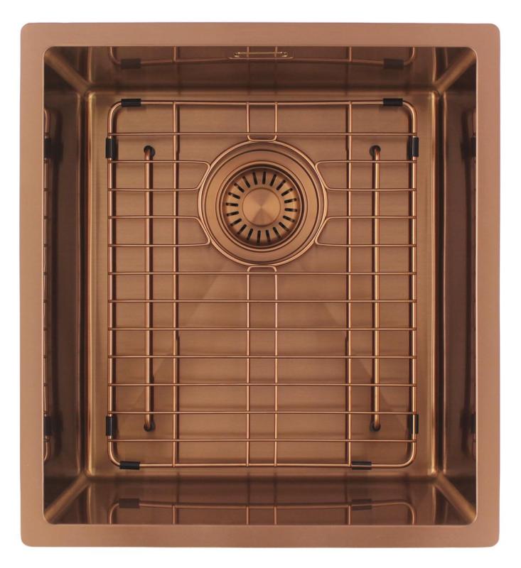 Pure.Sink Luxion Pia de cobre 36x40 cm para encastrar, embutir ou sobrepor PLX3640-62