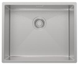 Pure.Sink Luxion Pia de aço inoxidável 50x40 cm para encastrar, encastrar na bancada e sobre a bancada PLX5040-02