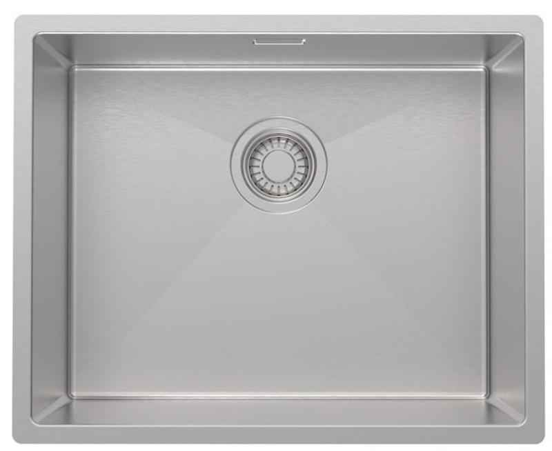 Pure.Sink Luxion Pia de aço inoxidável 50x40 cm para encastrar, encastrar na bancada e sobre a bancada PLX5040-02