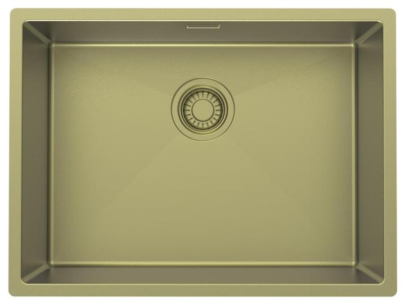 Pure.Sink Luxion Pia dourada 55x40 cm para encastrar, embutir ou montar em bancada PLX5540-60
