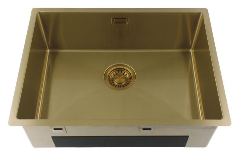 Pure.Sink Luxion Pia dourada 55x40 cm para encastrar, embutir ou sobrepor PLX5540-60