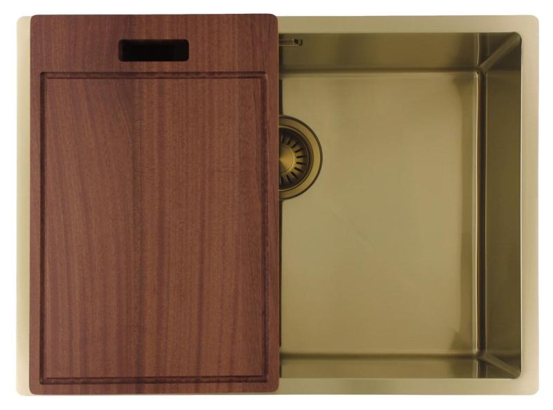 Pure.Sink Luxion Pia dourada 55x40 cm para encastrar, embutir ou sobrepor PLX5540-60