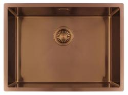 Pure.Sink Luxion Pia de cobre 55x40 cm para encastrar, embutir e montar PLX5540-62