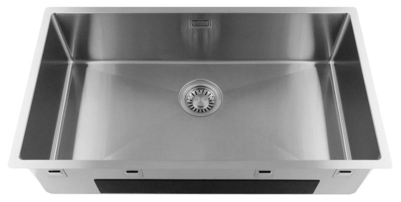 Pure.Sink Luxion Pia grande em aço inoxidável 74x40 cm para encastrar, embutir ou sobrepor PLX7440-02