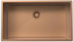 Pure.Sink Luxion Pia grande de cobre 74x40 cm para encastrar, embutir ou sobrepor PLX7440-62