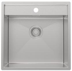 Pure.Sink Luxion Pia de aço inoxidável 51x50 cm Tapwing com suporte para torneira PLX5150T-02