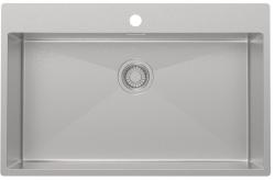 Pure.Sink Luxion Pia grande em aço inoxidável 78x50 cm Torneira com encaixe para torneira PLX7850T-02