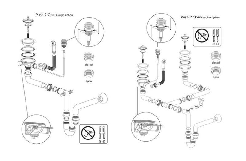 Quadri Luton pearl beige granito grande pia de embutir com área de escorrimento reversível 86x50cm com plugue dourado 1208971774
