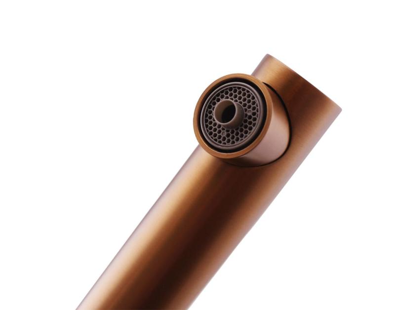 Pure.Sink Elite Aço Clear-S PVD metal de arma de 3 vias Torneira de cozinha com Bico Retrátil e Água Filtrada PS8120-61