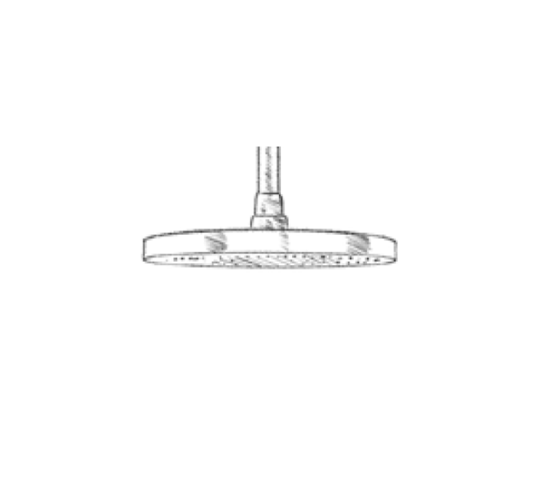 MURO TUA chuveiro principal 250 mm Cromo M1.BA2.M.CR