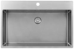 Pure.Sink Exclusivo Pia grande em aço inoxidável 75x40 cm Tapwing com orifício para torneira PEX7540T-02