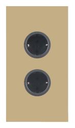 Indux Corner Coluna de energia com 2 tomadas com terra Randaarde Goud 1208972283