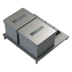 Indux Sort Sistema de recolha de resíduos duplo Comando manual para gavetas extraíveis 1208972319